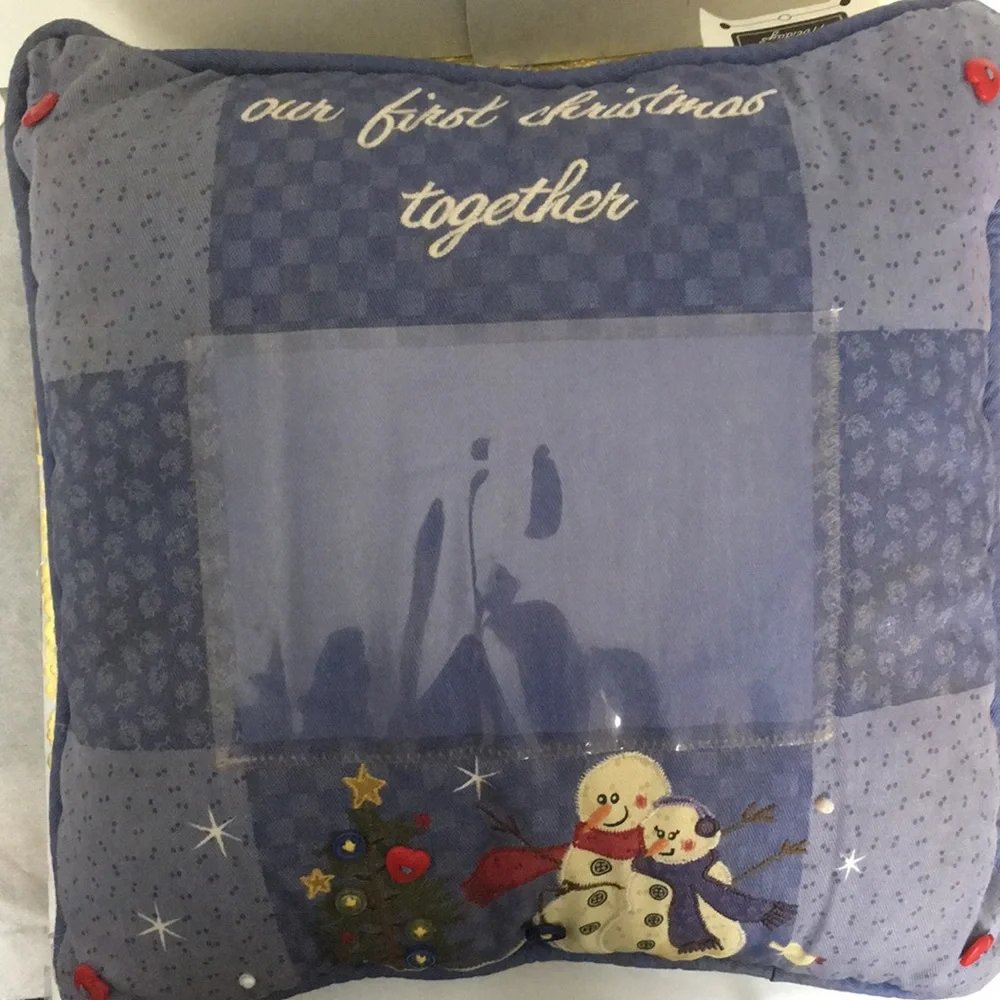 “Our First Christmas Together” Pillow